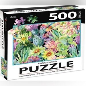 Pastel Succulent Puzzle
